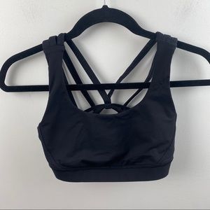 Lululemon black Strappy Sports Bra